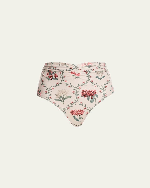 Vaiven Orquidea Hand-Embellished Bikini Bottoms